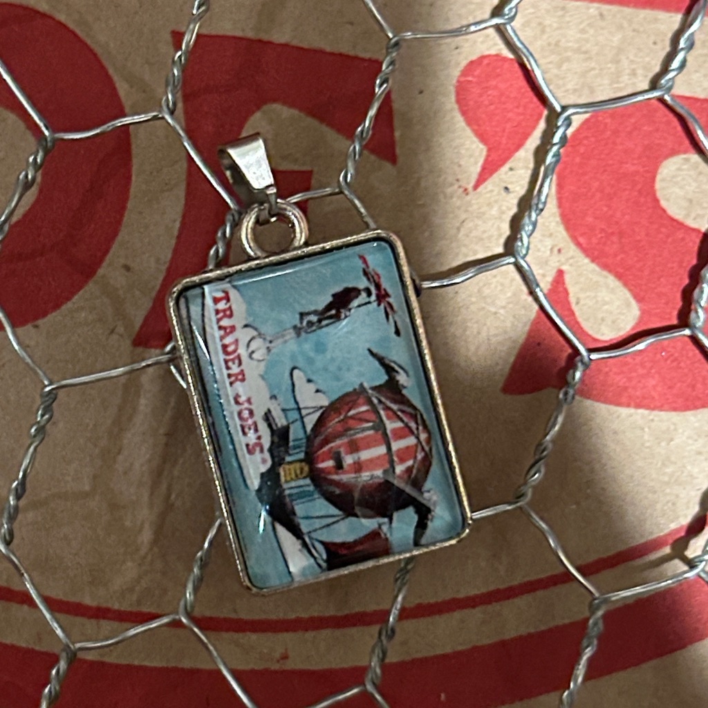 Trader Joe’s Necklace Charm Gift Card Charm